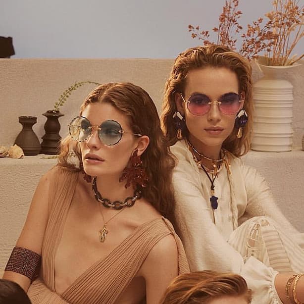 Chloe güneş gözlükleri Kuz Plus Optik’te